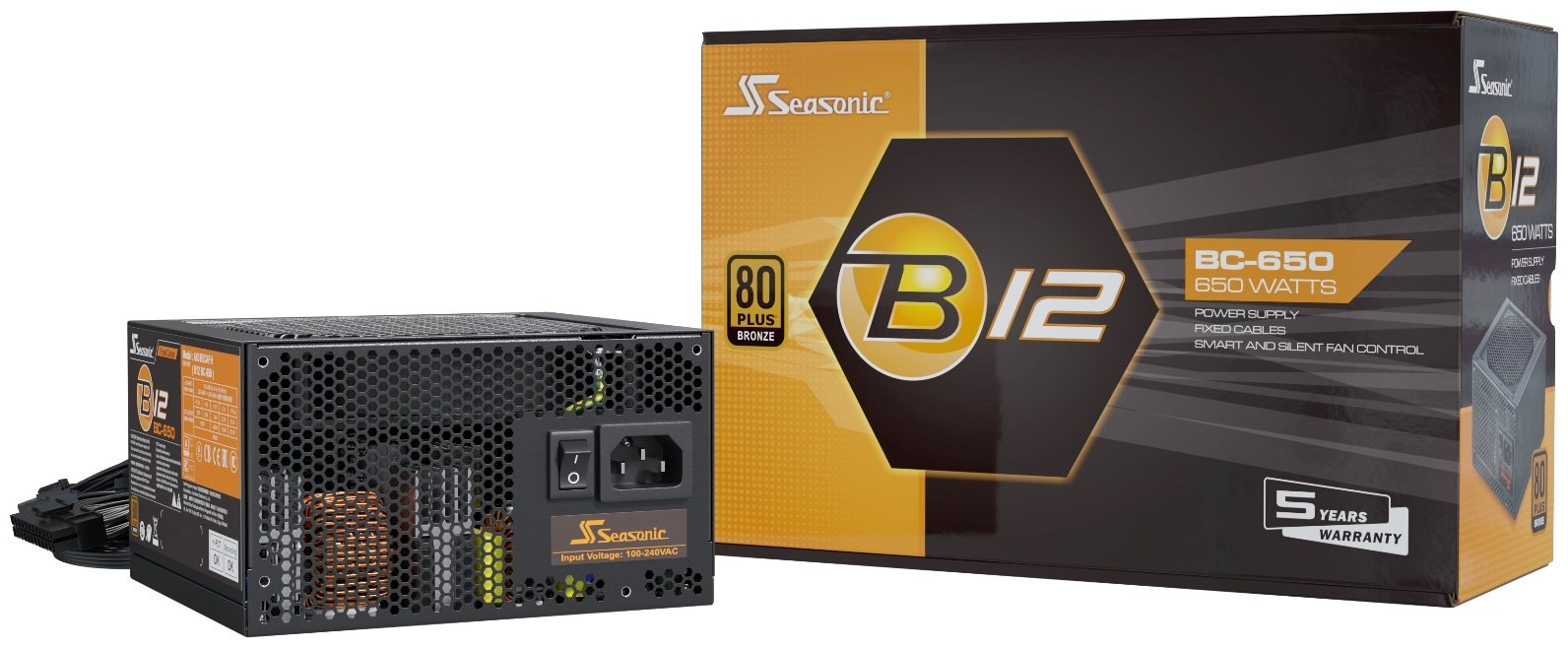 Блок питания Seasonic B12 BC A651BCAFH 650 Вт купить,NaN