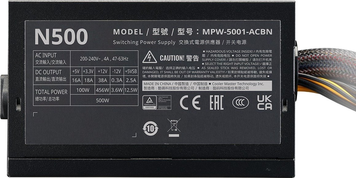 Блок питания Cooler Master MPW-5001-ACBN-BEU 500 Вт купить,NaN