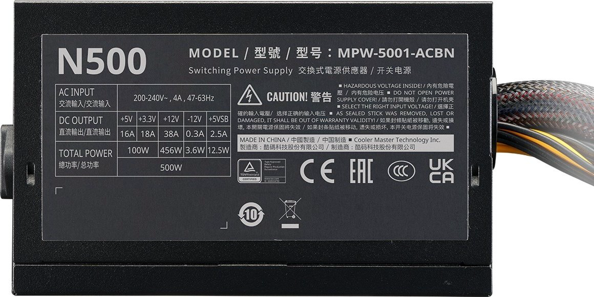 Блок питания Cooler Master MPW-5001-ACBN-BEU 500 Вт купить,NaN