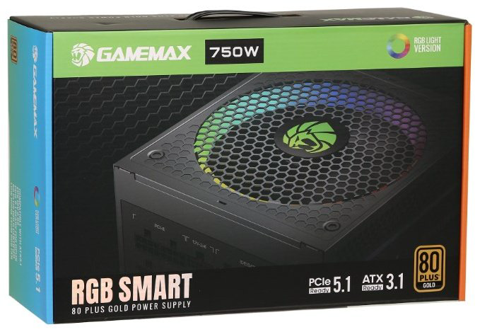 Блок питания Game Max RGB-SMART 750 PRO 750 Вт купить,46900