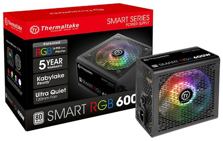 Блок питания Thermaltake Smart RGB 600 Вт купить,NaN