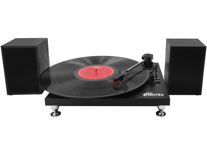 Виниловый проигрыватель Ritmix LP-240 черный купить,NaN