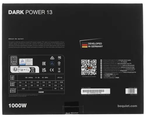 Блок питания Be quiet Dark Power 13 BN335 1000 Вт