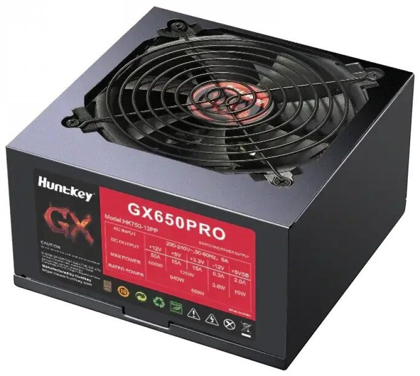 Блок питания HuntKey GX650PRO 650 Вт купить,NaN