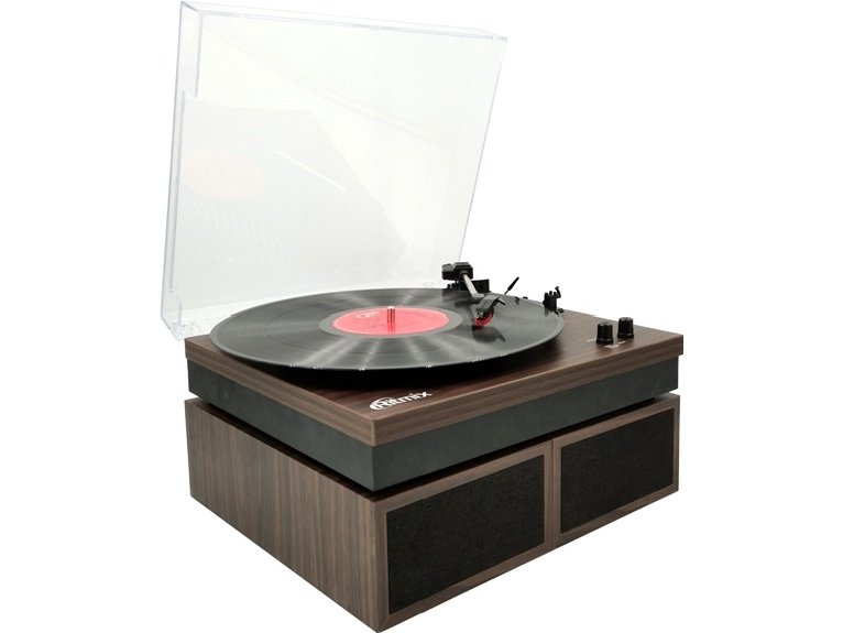 Виниловый проигрыватель Ritmix LP-340B коричневый купить,0