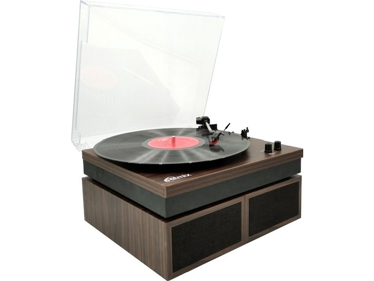 Виниловый проигрыватель Ritmix LP-340B коричневый купить,NaN