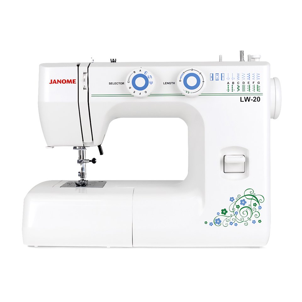 Швейная машина Janome LW-20 белая - ForteMarket Швейная машина Janome LW-20 белая купить,0