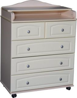 Комод Антел Ульяна-6 800/5  слоновая кость купить,NaN