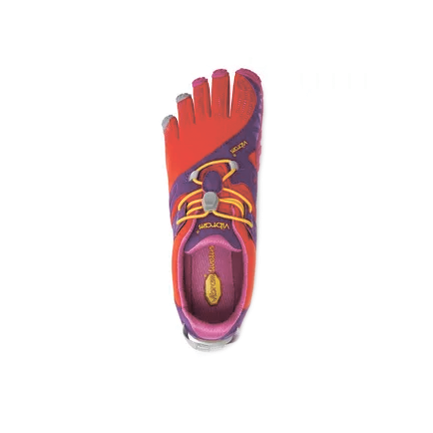 Кроссовки Vibram Fivefingers V-Trail 18W6901 orange-purple 39 купить,NaN