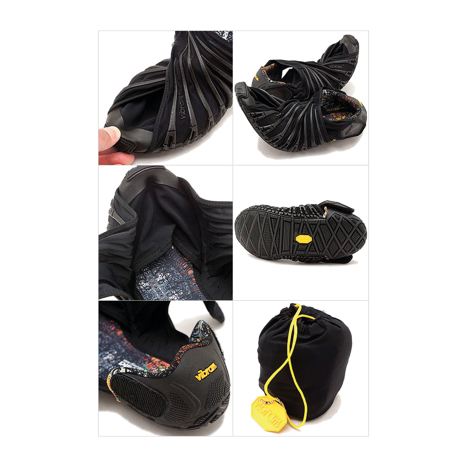 Мокасины Vibram Furoshiki 18WAD06 black 37
