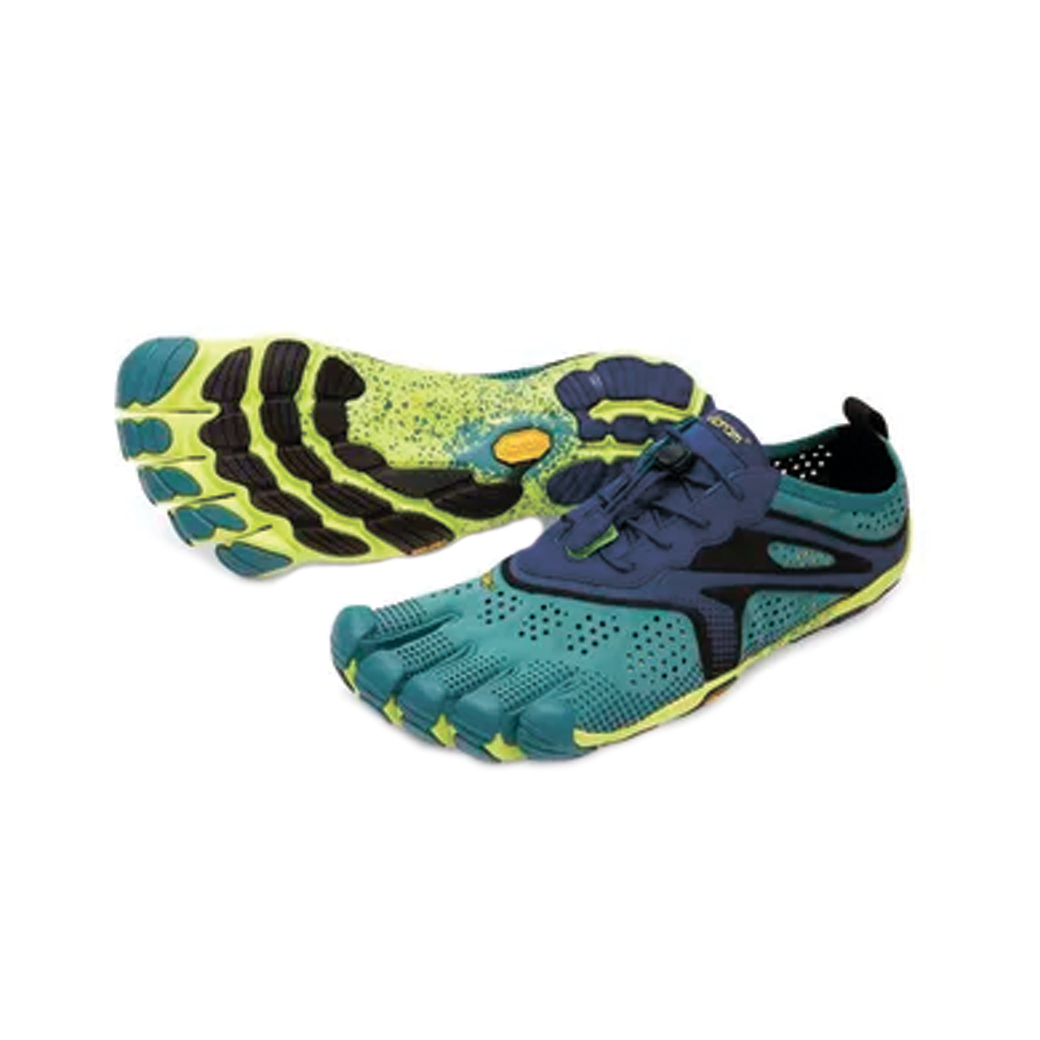 Кроссовки Vibram Fivefingers V-Run 18W7001 blue-yellow 37 купить,NaN