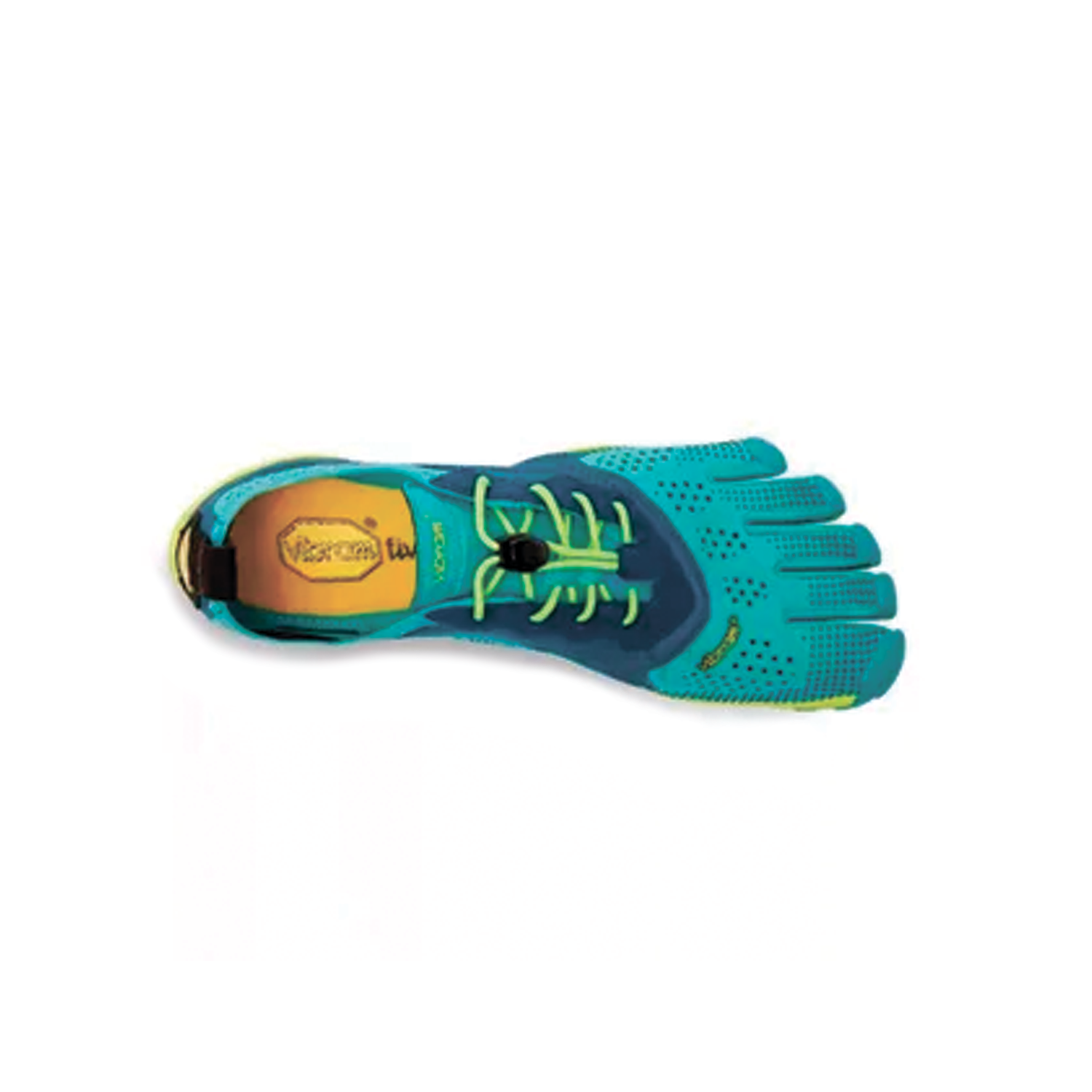 Кроссовки Vibram Fivefingers V-Run 18W7001 blue-yellow 37 купить,NaN