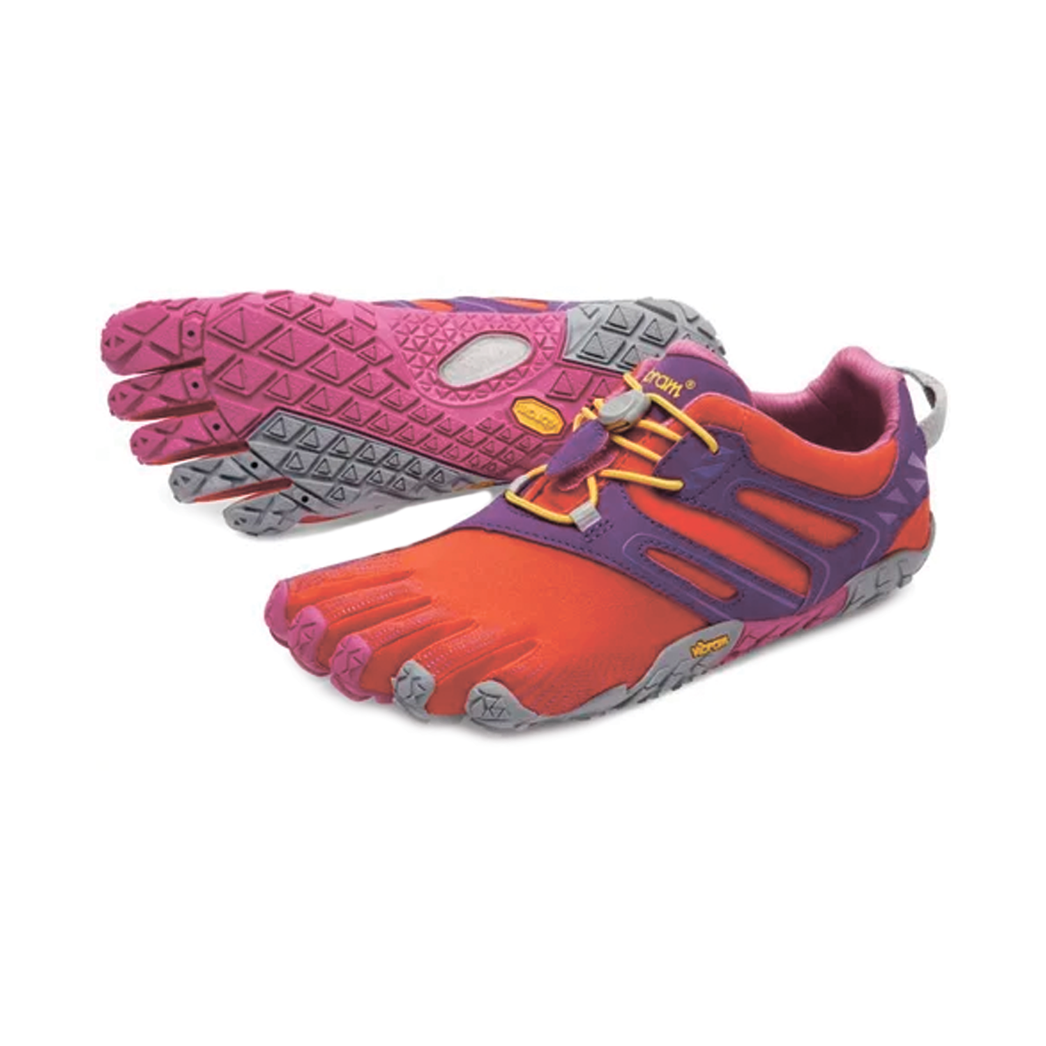 Кроссовки Vibram Fivefingers V-Trail 18W6901 orange-purple 37 купить,NaN