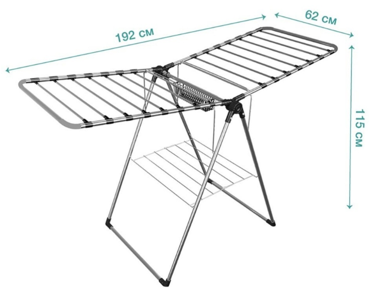 Сушилка для белья Dessus DS-5 серый купить,NaN