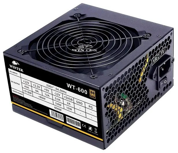 Блок питания Wintek WT-600 600W купить,22663