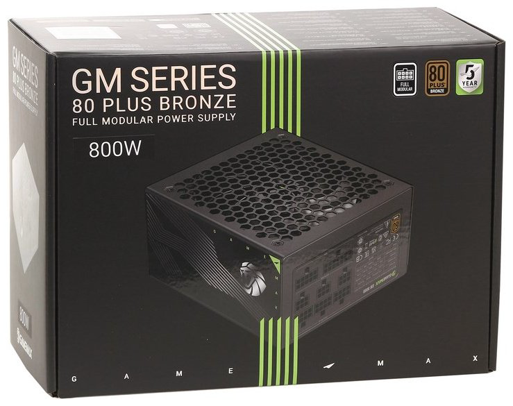 Блок питания Game Max GM 800B 800 Вт купить,43560