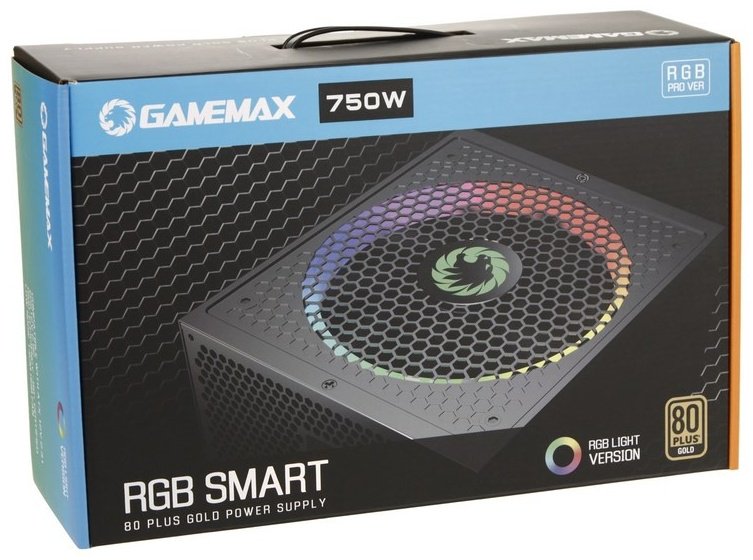 Блок питания Game Max RGB-750-PRO VER 750 Вт