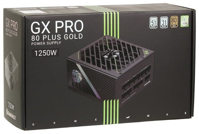 Блок питания Game Max GX PRO 1250G 1250 Вт