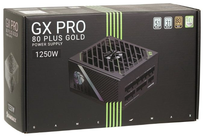 Блок питания Game Max GX PRO 1250G 1250 Вт купить,92962