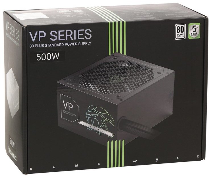 Блок питания Game Max VP 500S 500 Вт купить,22100