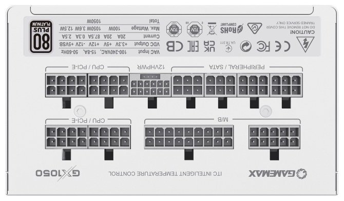 Блок питания Game Max GX-1050 PRO WH 1050 Вт