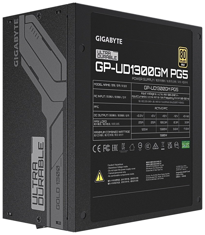 Блок питания GIGABYTE GP-UD1300GM PG5 1300 Вт