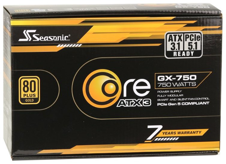 Блок питания Seasonic CORE GX-750 (SRP-CGX751-A5A32SF) 750 Вт купить,NaN