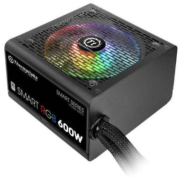 Блок питания Thermaltake Smart RGB ATX 600W