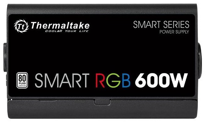 Блок питания Thermaltake Smart RGB ATX 600W - ForteMarket Блок питания Thermaltake Smart RGB ATX 600W купить,37195