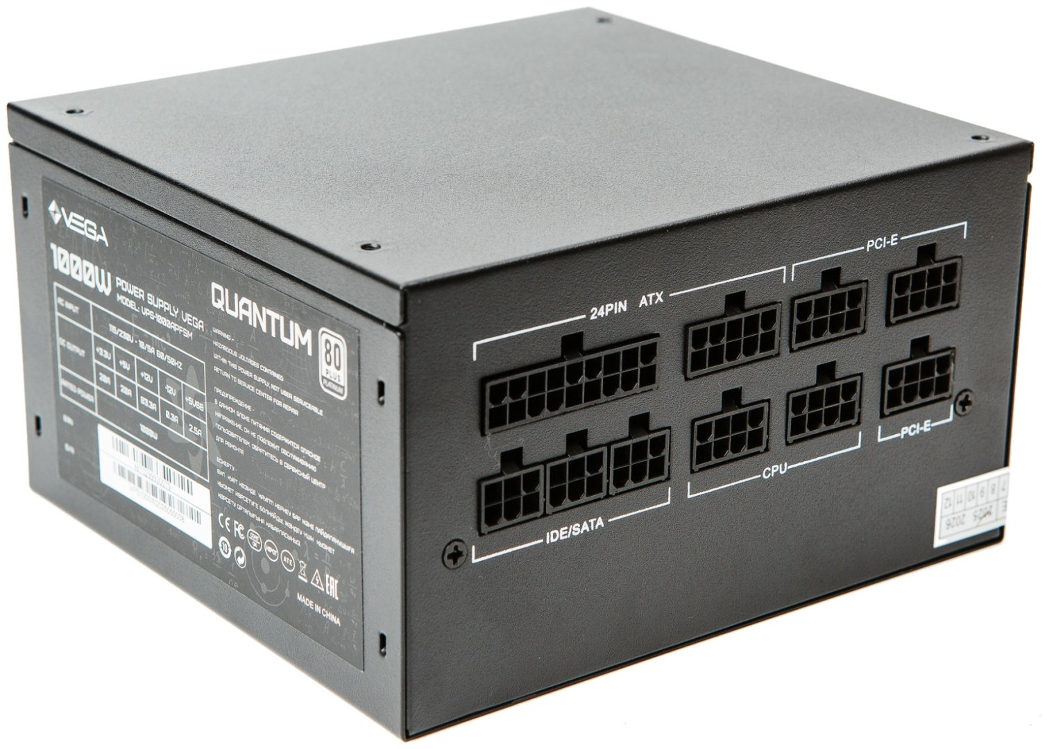 Блок питания VEGA VPS-1000APFSM 1000 Вт купить,NaN