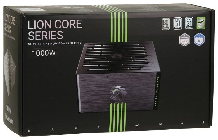 Блок питания Game Max LION CORE 1000P 1000 Вт
