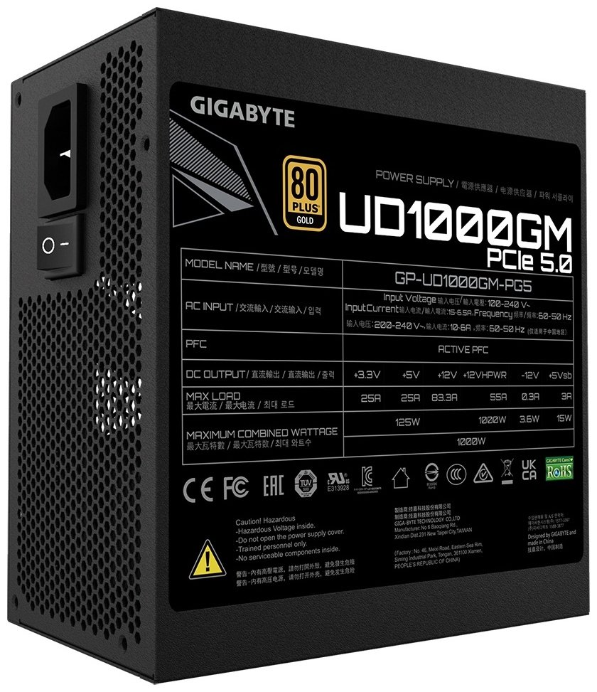 Блок питания GIGABYTE GP-UD1000GM PG5 1000 Вт купить,NaN