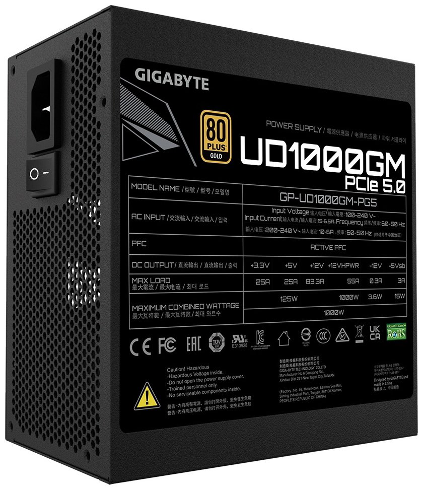 Блок питания GIGABYTE GP-UD1000GM PG5 1000 Вт купить,NaN