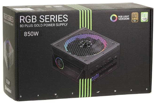 Блок питания Game Max RGB 850G 850 Вт - ForteMarket Блок питания Game Max RGB 850G 850 Вт купить,54830