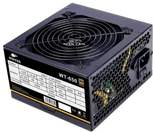 Блок питания Wintek WT-650 650 Вт