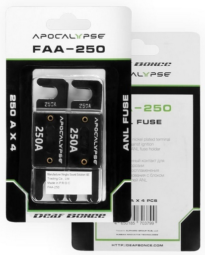 Предохранитель Deaf Bonce Apocalypse FAA-250A 4 шт
