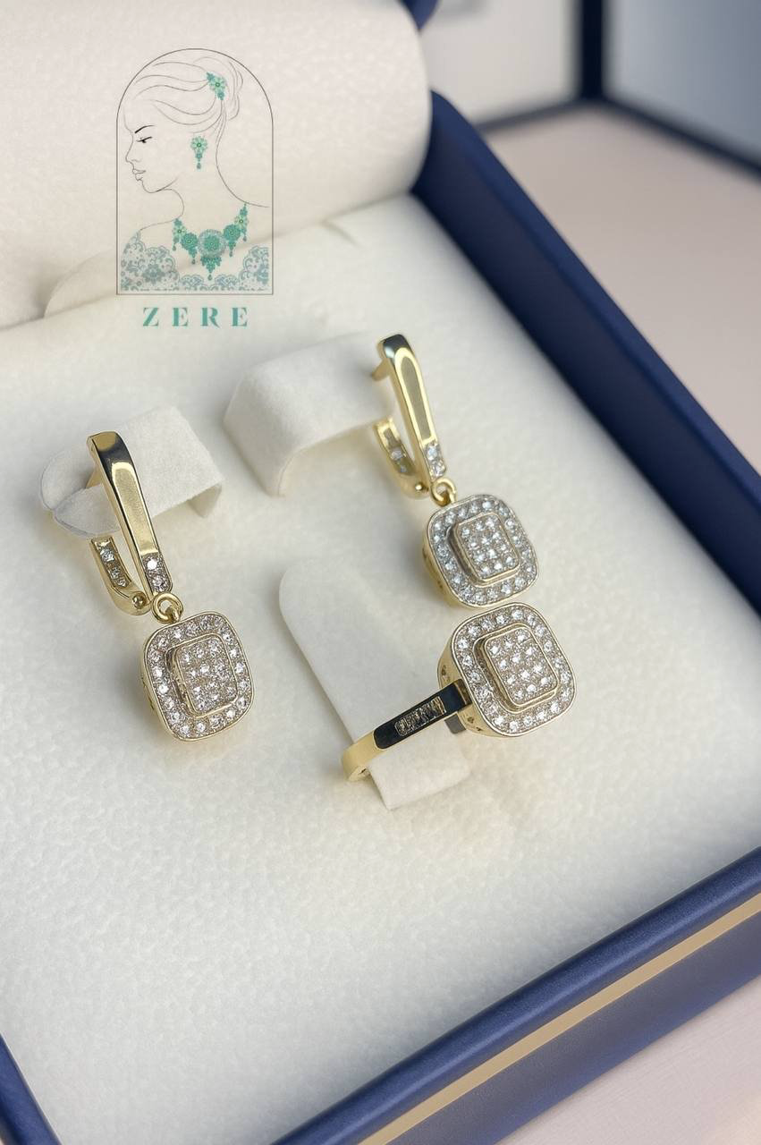 Комплект Zere ZR191115 6.3г 18.5р золото купить,484555