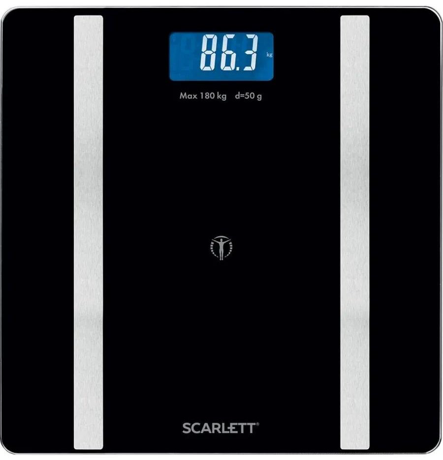 Напольные весы Scarlett электронные SC-BS33ED110 до 180 кг купить,NaN