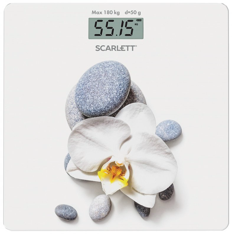 Напольные весы Scarlett электронные SC-BS33E020 до 180 кг