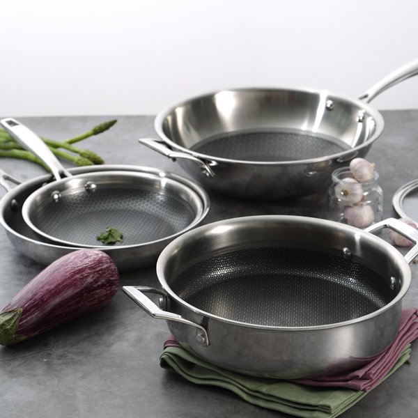 Сковорода MasterPRO WOK Hi-Tech 3 BGMP-1634 28 см с антипригарным покрытием, сталь купить,NaN