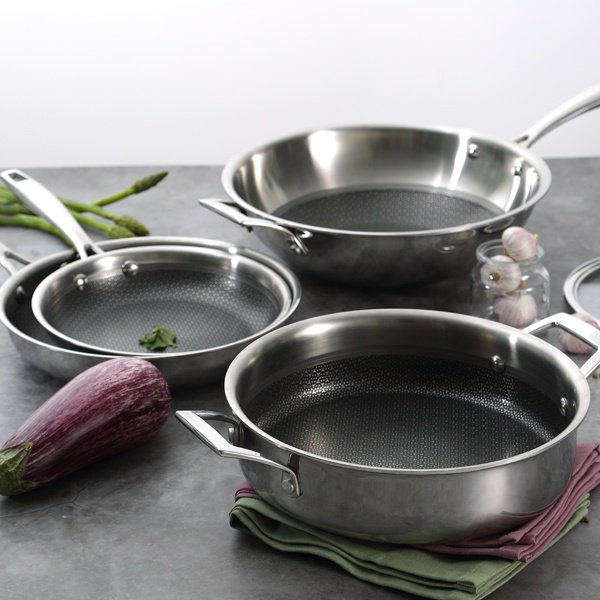Сковорода MasterPRO WOK Hi-Tech 3 BGMP-1634 28 см с антипригарным покрытием, сталь купить,NaN