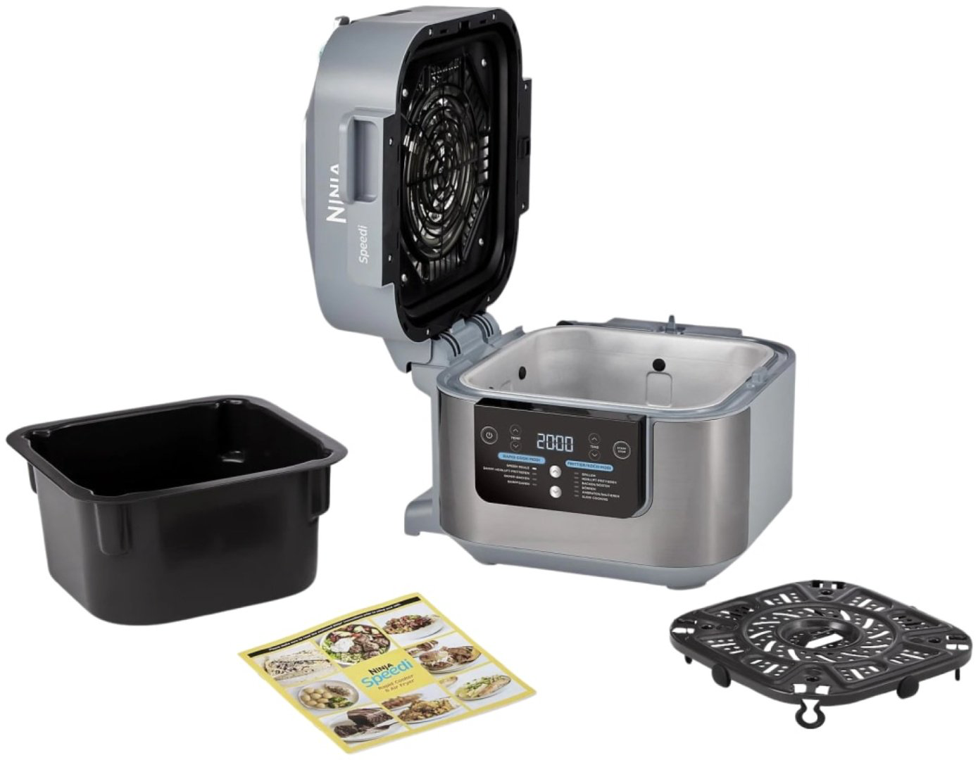 Мультиварка NINJA KITCHEN Speedi Rapid Cooker Air Fryer ON400EU серый, серебристый купить,155798