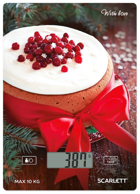 Кухонные весы Scarlett SC-KS57P79 красный купить,NaN