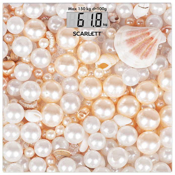 Напольные весы Scarlett электронные SC-BS33E085 до 150 кг