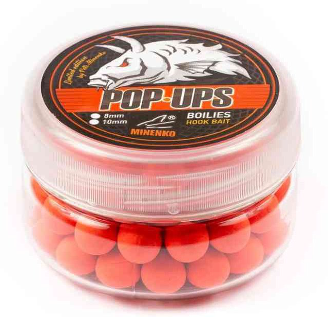 Бойлы Minenko Strawberry Pop-Up 5509 10мм 60гр