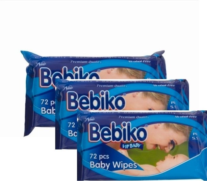 Bebiko Влажные салфетки 216 шт