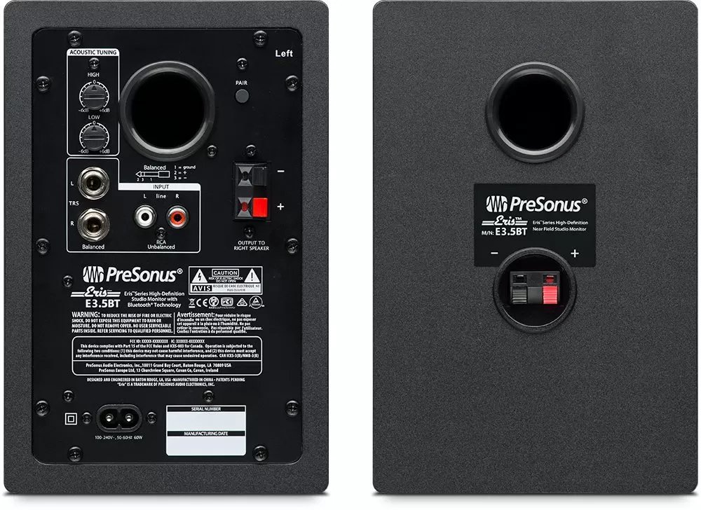 Студийные мониторы Presonus Eris E3.5 BT 3,5'' черные - ForteMarket Студийные мониторы Presonus Eris E3.5 BT 3,5'' черные купить,0