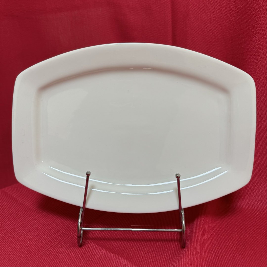 Тарелка ZAREMA HOME 15.5x22.5 см, 1 шт, фарфор