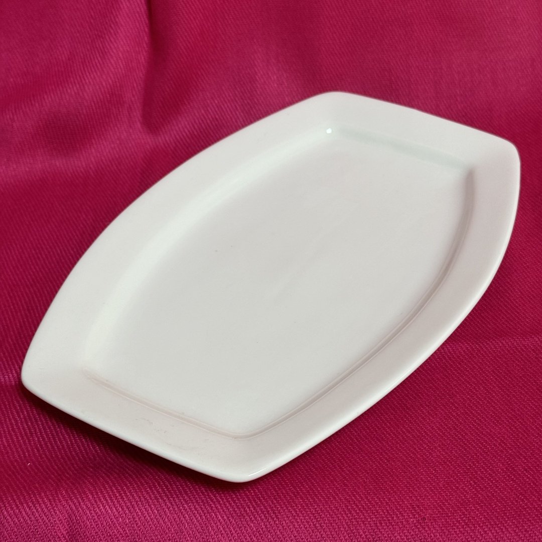 Тарелка ZAREMA HOME 15.5x22.5 см, 1 шт, фарфор