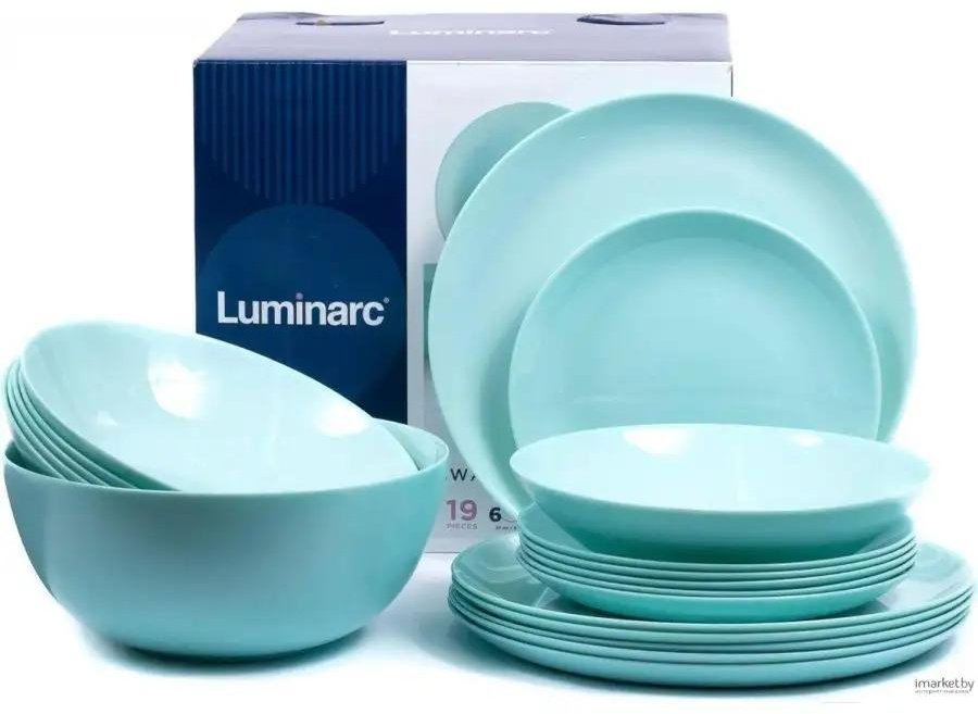 Набор тарелок Luminarc 19 см, 19 шт, стеклокерамика